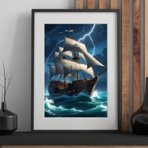 10101 barco pirata en tormenta + 🎁 incluye participación en sorteo.