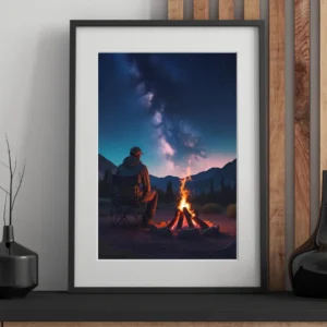 10104 noche estrellada en la montaña + 🎁 incluye participación en sorteo.